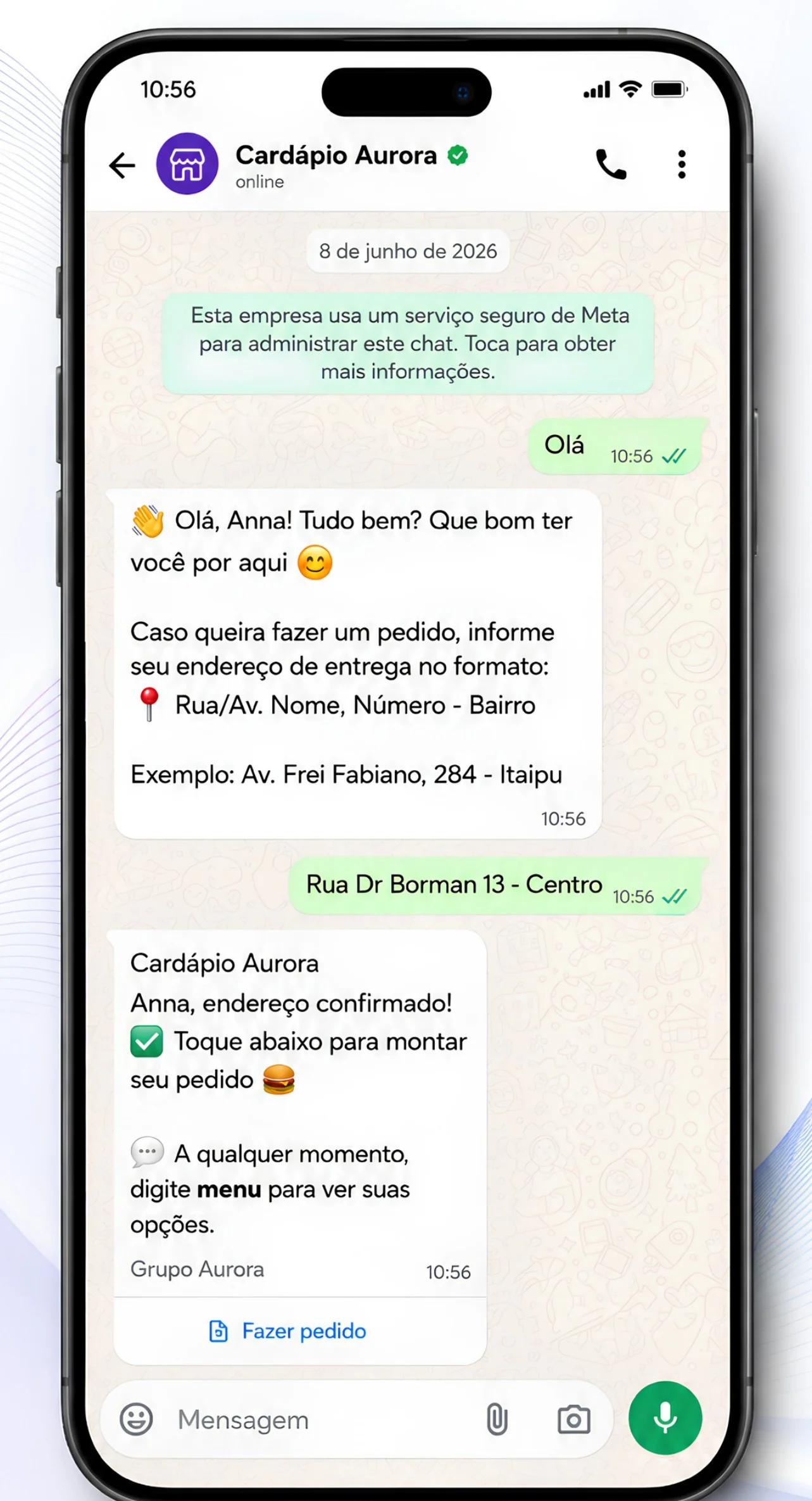 1. Pedido Fácil no WhatsApp