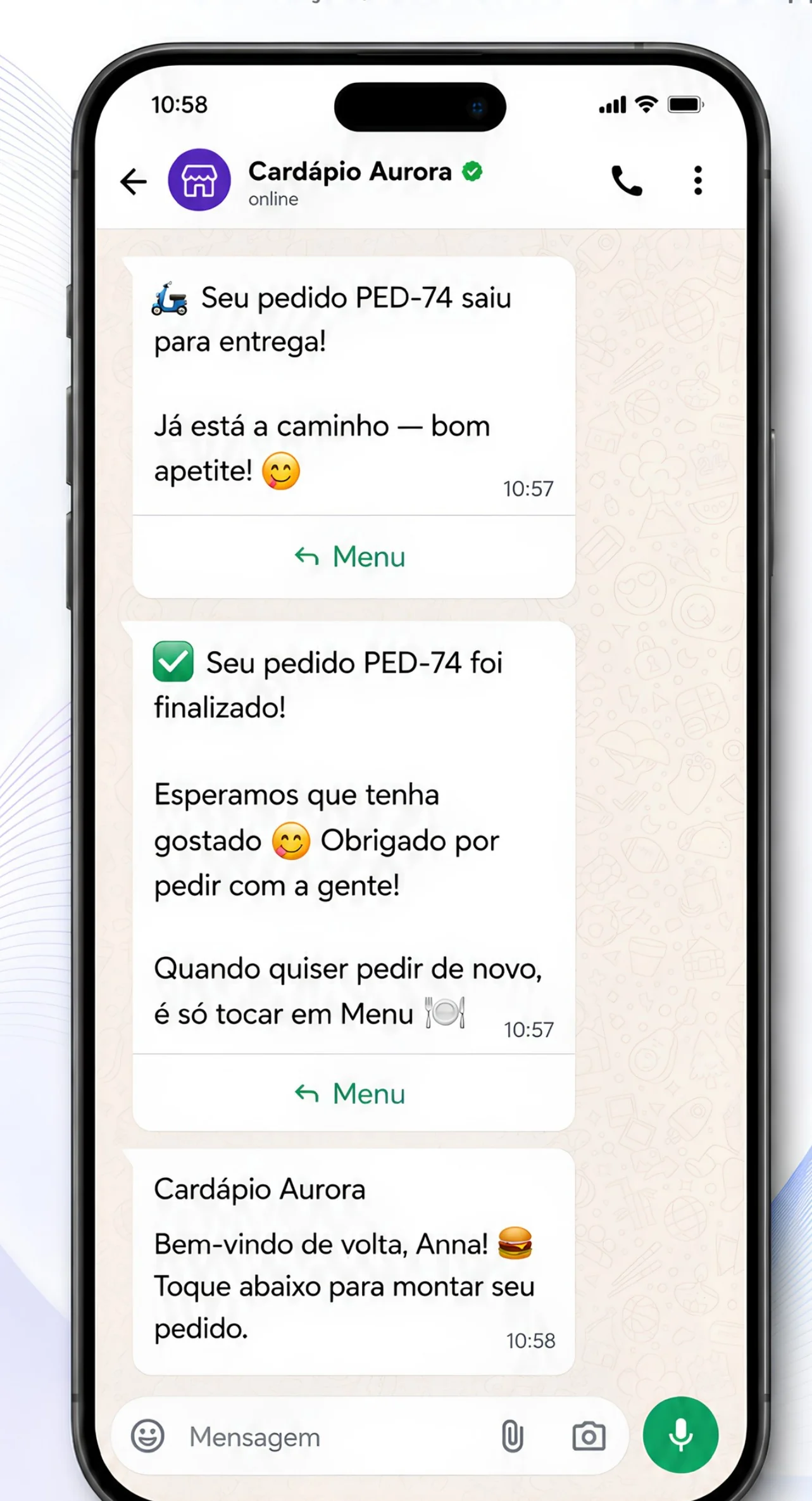 5. Entrega concluída